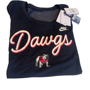 Nike Dry Fit Women’s‎ Dawgs Tee - Dark Gray